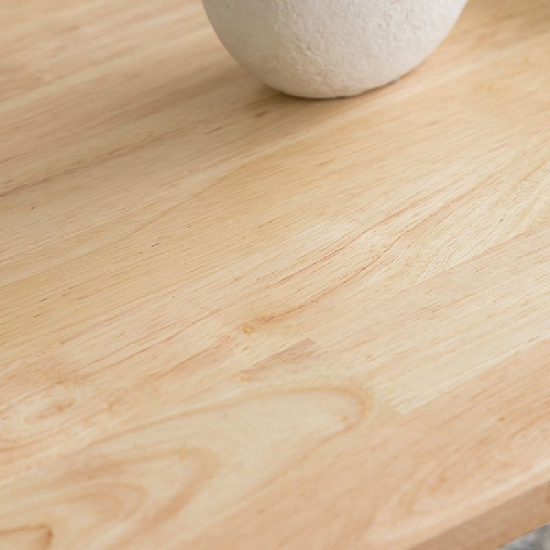 Modern Style 4-Leg Base Solid Color Round/square Wooden Coffee Table For Apartment