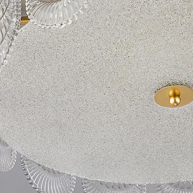 Nordic Ceiling Lamp Minimalist Glass Shade Flush Mount Light Fixture