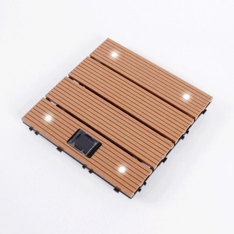 Striped Pattern Patio Flooring Tiles Square Snapping Flooring Tiles Floor Board