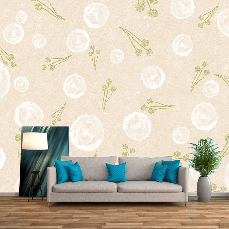 Plants Illustration Environmental Wall Mural Wallpaper Living Room Wall Mural