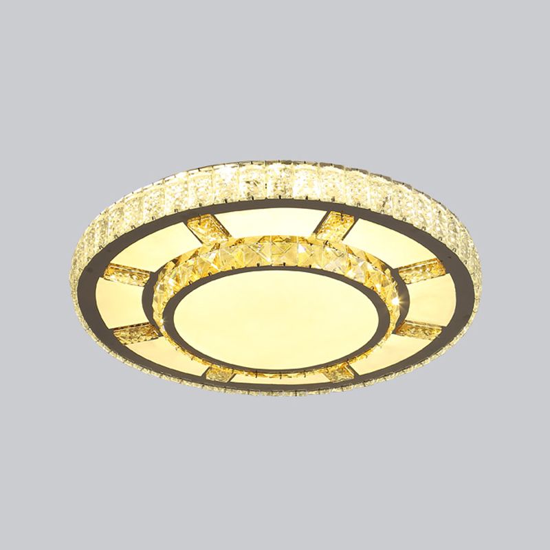 Plafoniere moderne da incasso Illuminazione a soffitto a LED in cristallo per soggiorno