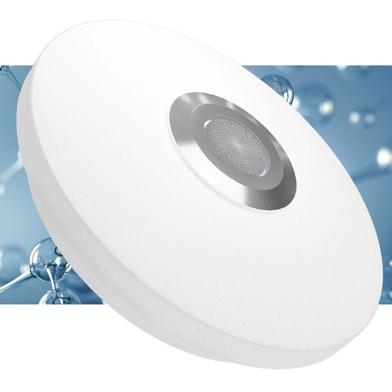 Plafonnier intelligent de forme ronde en acrylique moderne à 1 lumière pour chambre d'étude