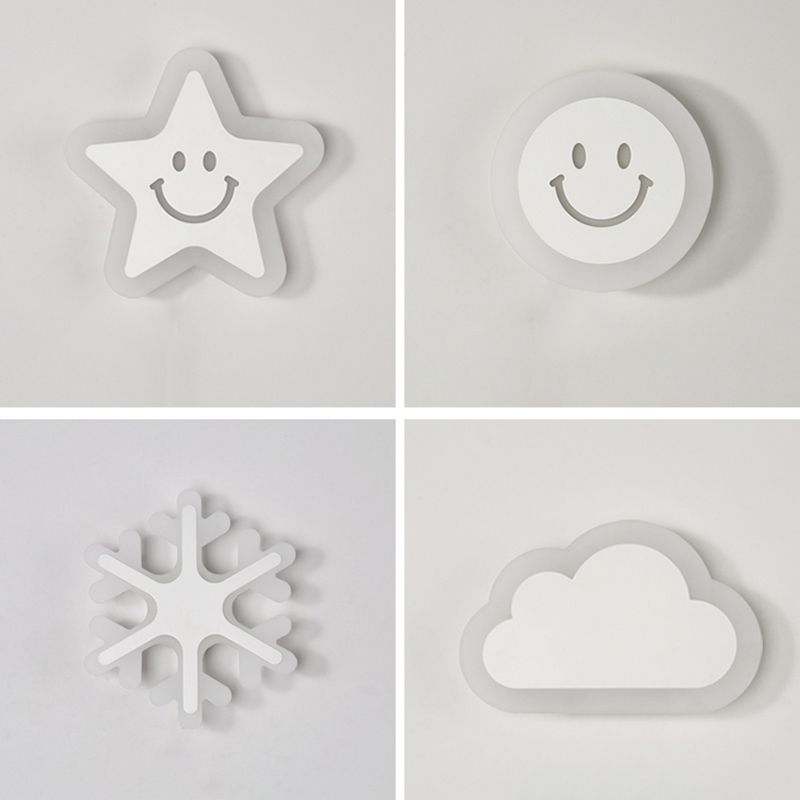 Luce a parete ombreggiata bianca Light Minimalist Minimalist LED METAL MOUNTED LIMINA