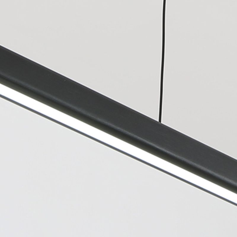 Colgante de isla LED de metal nórdico de la isla de 47.5 "de ancho de ancho de ancho para sala de estar para sala de estar
