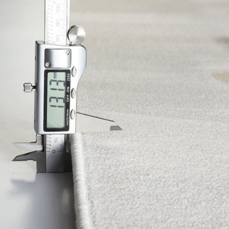 Gray Modern Rug Polyester Abstract Line Rug Non-Slip Backing Rug for Living Room