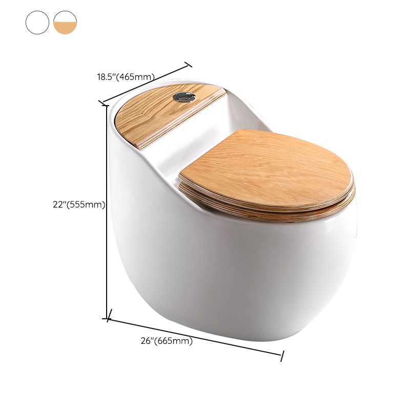 Modern Urine Toilet Concealed Tank One Piece Ceramic Toilet Bowl with Seat