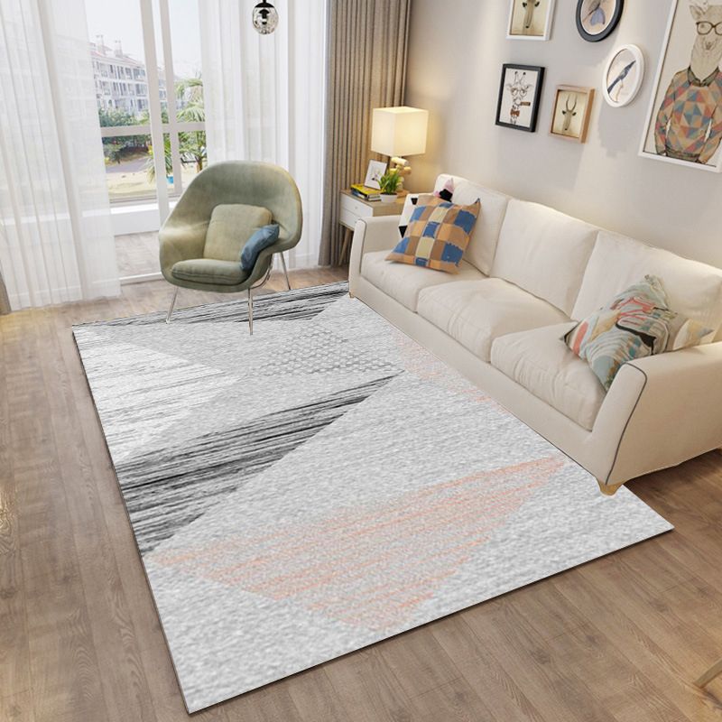 Minimalistisch geometrisch bedrukt tapijten Polyester binnen tapijt vlekbestendig gebied tapijt voor woonkamer