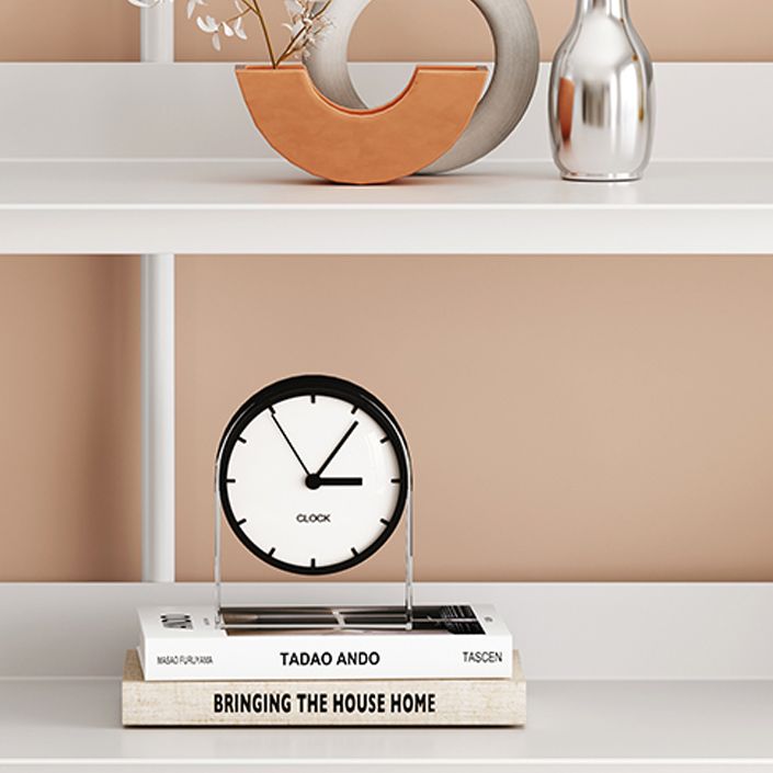 Contemporary Metal Etagere Bookshelf Open Office and Living Room Bookcase