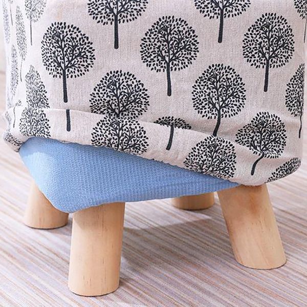 Cotton Standard Stool Modern Style Simple Household Foot Stool