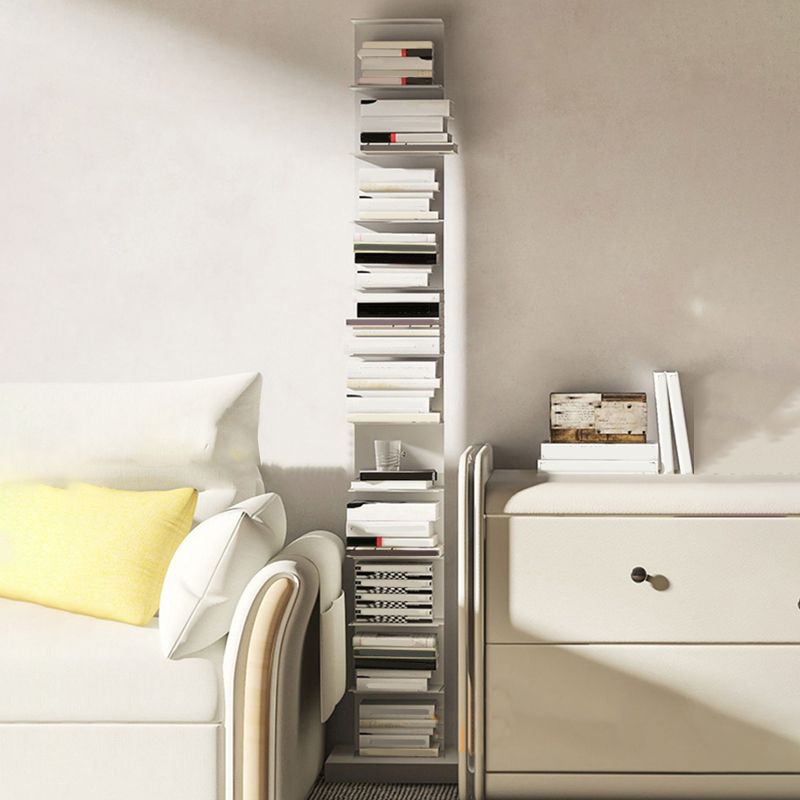 14"W Bookshelf Contemporary Style Invisible Bookcase for Office and Home