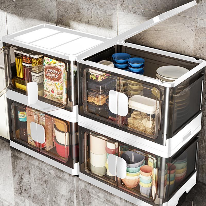 Hinged Storage Cabinet Contemporary Non-Hanging Wardrobe Closet