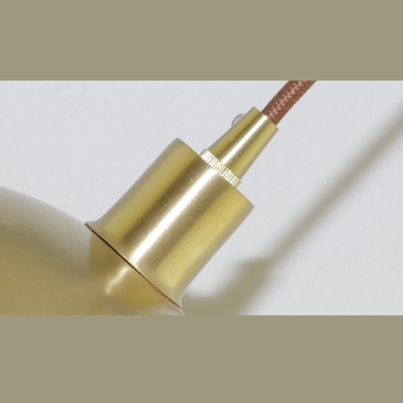 Cord Hung Pendant Ceiling Light Minimalist-Style Metal Gold Hanging Ceiling Light