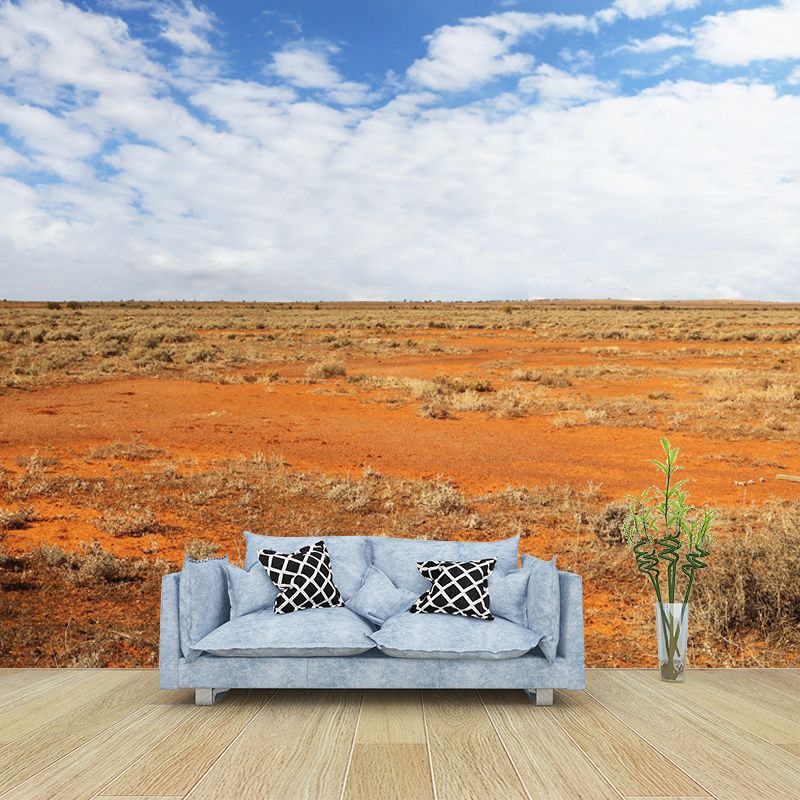 Customized Photography Desert Mural Environment Friendly for Living Room