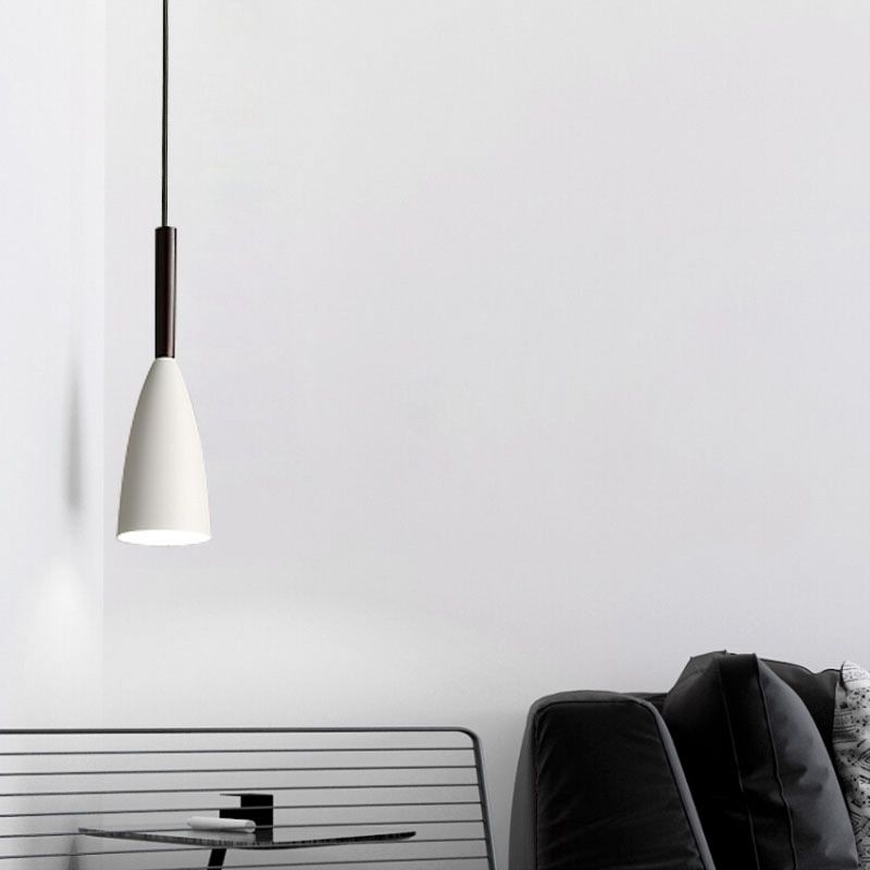 Ultra-moderne sich verjüngte Anhänger-Beleuchtungskörper metallische Hanglampe mit Hangschnur für das Restaurant