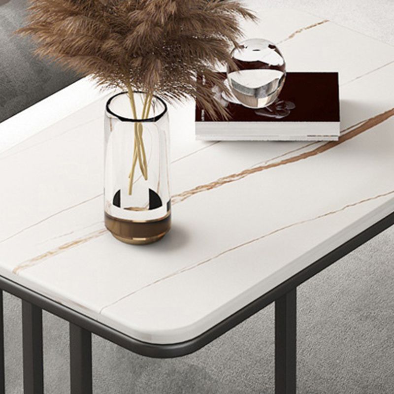 7.9"H Modern Style Side End Table Metal Frame Sofa Side Accent Table