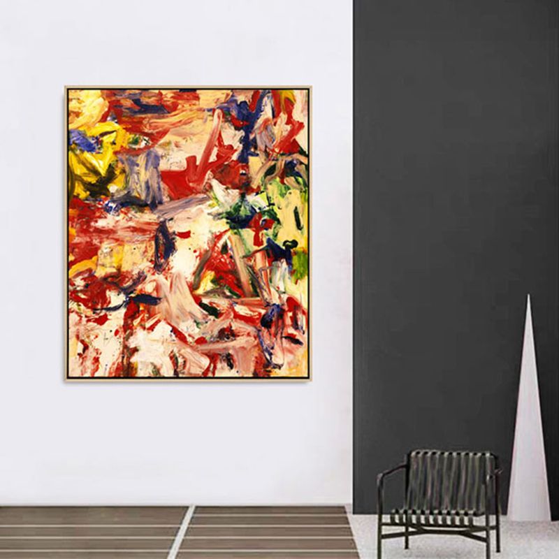 Textured Brush Stroke Canvas Contemporary Art Wall Decor for Sitting Room, Multiple Sizes