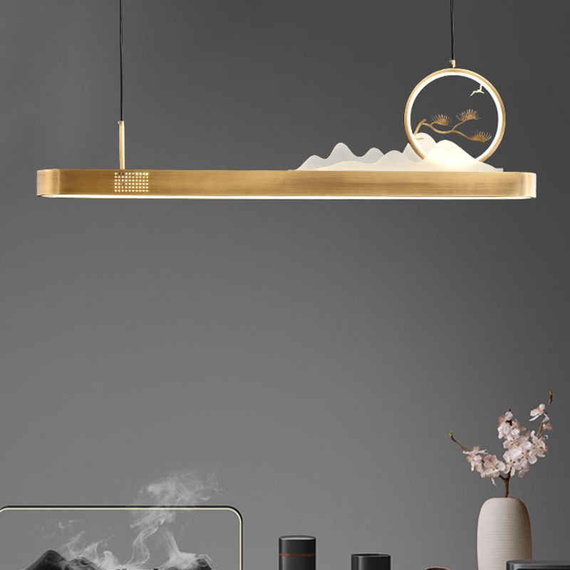 Luces LED lineales de 1 luces lineales de iluminación de la isla china para el comedor