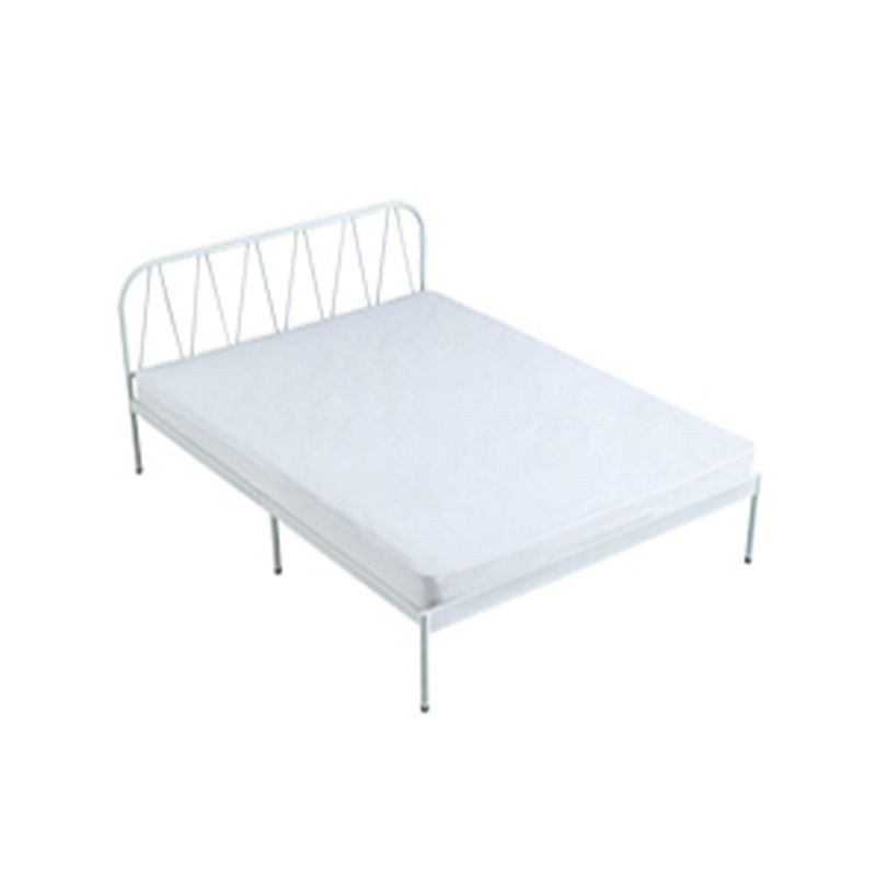 Glam Standard Bed Metal Open-Frame Bed with Custom Gold Legs