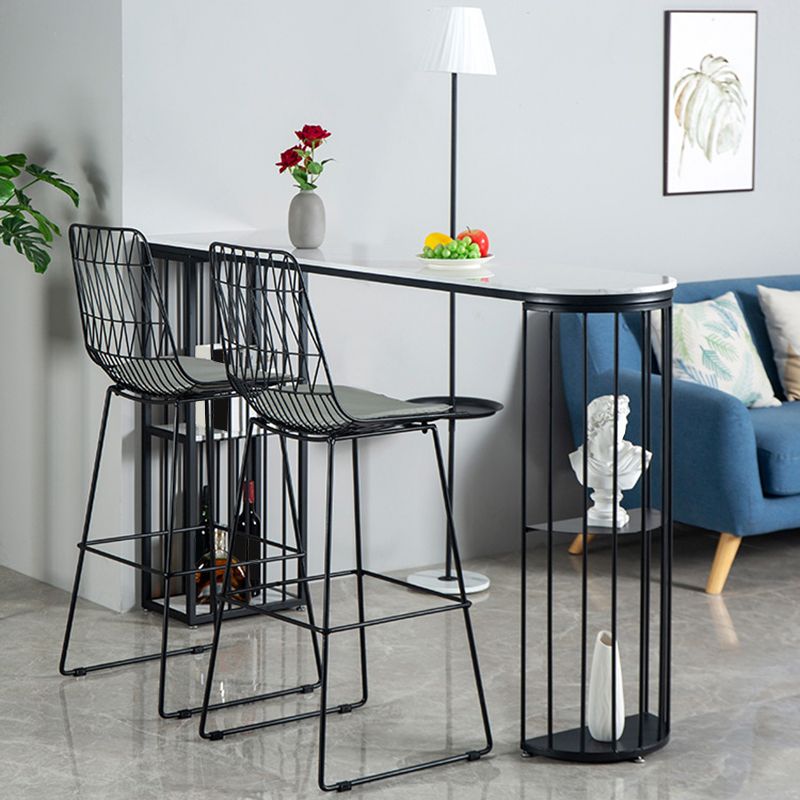 Specialty Bar Table Bar Height Modern Pub Table for Indoor and Breakroom