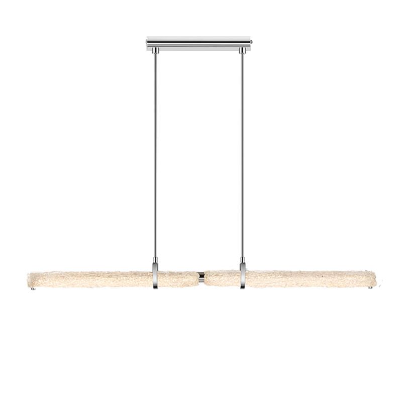 Glass Shade Hanging Island Lights Modern LED Island Lighting Ideas for Kitchen