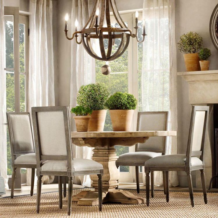 Candle-Style Chandelier Lighting Fixtures Traditional Multi-Head Suspension Light Restaurant