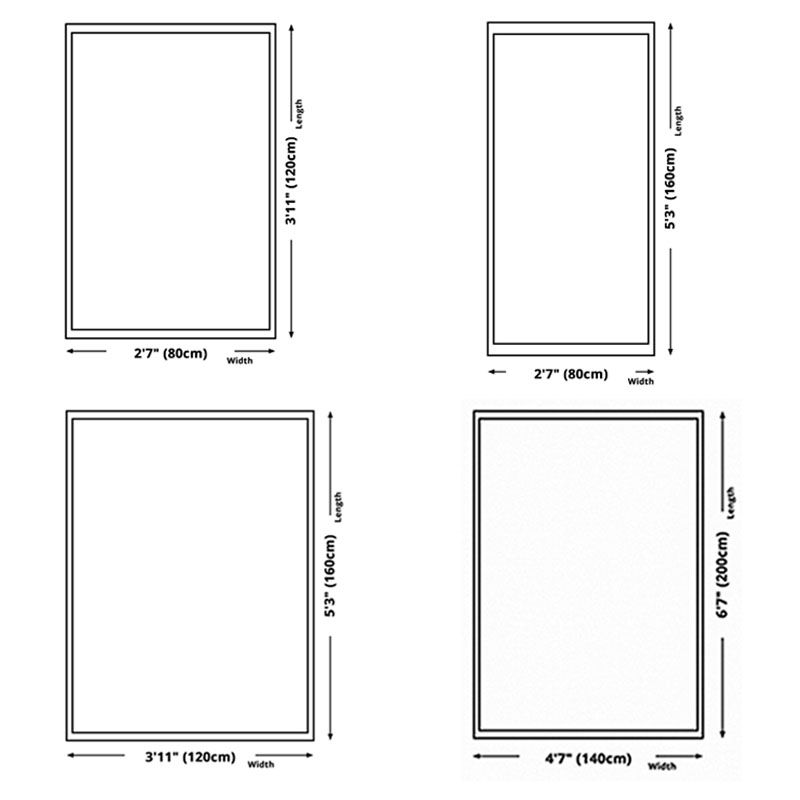 Dark Grey Striped Carpet Polyester Simplicity Carpet Washable Carpet for Home Decoration