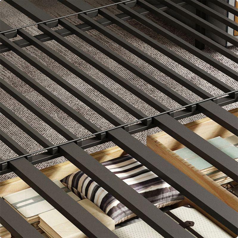 Gray Faux leather Sleeper Sofa 33.46" Wide Sofa Bed with Detachable Mattress