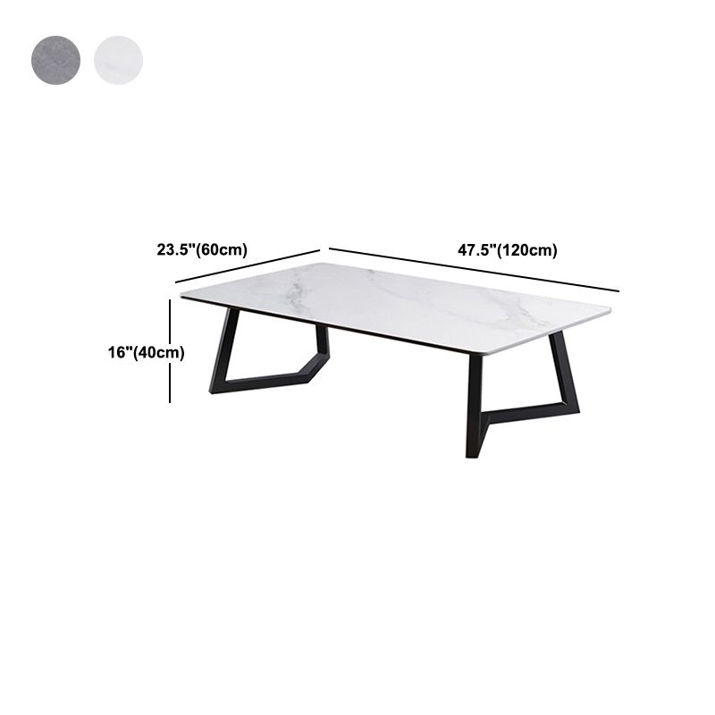 Slate Rectangular Coffee Table Ornate Coffee Table for Living Room