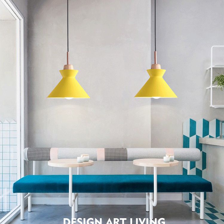 Metaal 1 licht hangende lichten moderne eetkamer naar beneden verlichting hanger