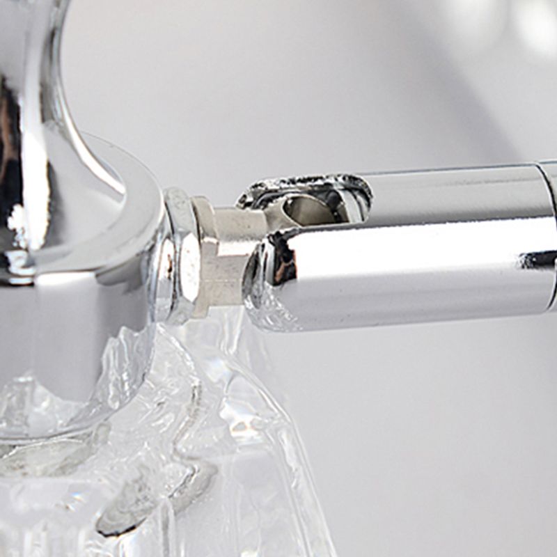 Multi-Lights Unique Shade Wall Sconce Modern Simple Mirror Mirror Crystal Mury Lighting in Silver