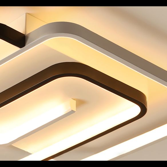 Moderne Semi Flush Mount Light Armatuur Acryl Flush Light Fixtures