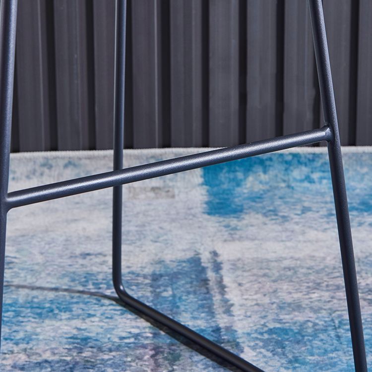 Modern Bar-stool PU Leather Counter Bar Stool with Metal Legs