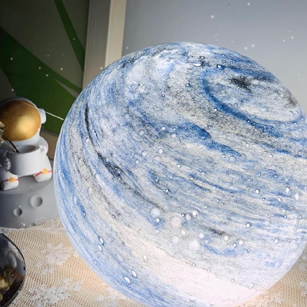 Simple Glass Table Lamp Modern Chargeable LED Desk Light for Living Room