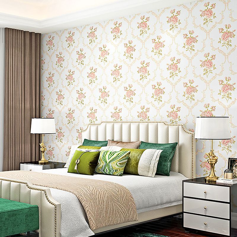 Vintage 3D Embossed Flora Wallpaper Non-Pasted 31'L x 20.5"W