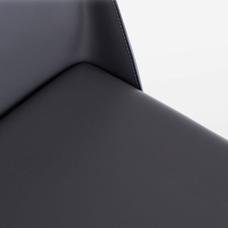 Faux Leather Dining Side Chair Contemporary Dining Room Chair