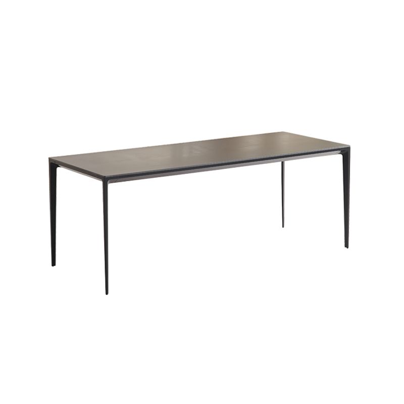 Modern 1/4/5/7 Pieces Furniture Sintered Stone Dining Set in Black