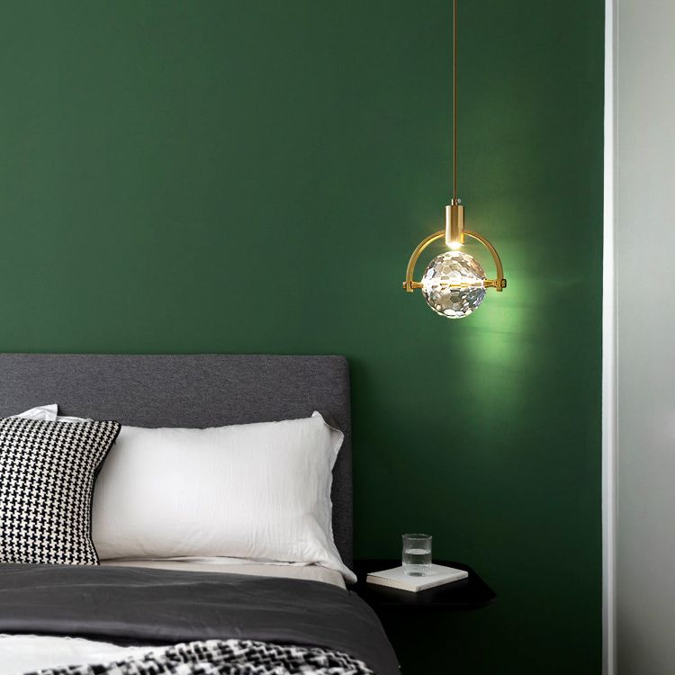 Finitura in ottone Mini Crystal Crystal Light Modern Style Modern Style Light per soggiorno bar Caffetteria bar