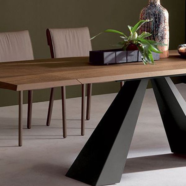 Kitchen Rectangle Dinner Table Dining Room Black Frame Dining Table