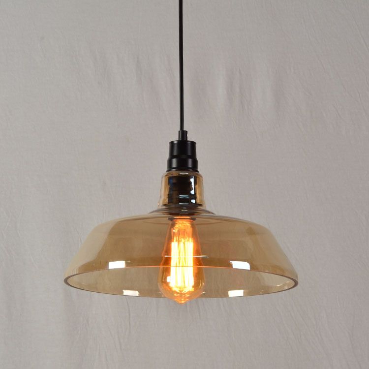 Luz de techo de vidrio Room Deding Room One Light Light Modern Hanging Light
