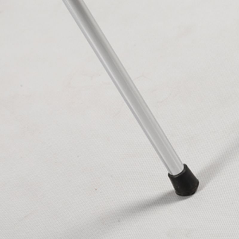 Modern Armless Backrest Bar Stool Wood Kitchen Bar Stool with 4 Metal Legs