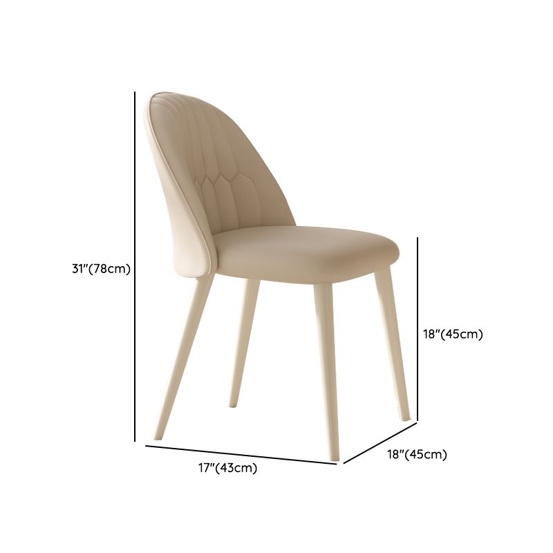 1/5 Piece Stone Top Contemporary Style Dining Room Chair Set