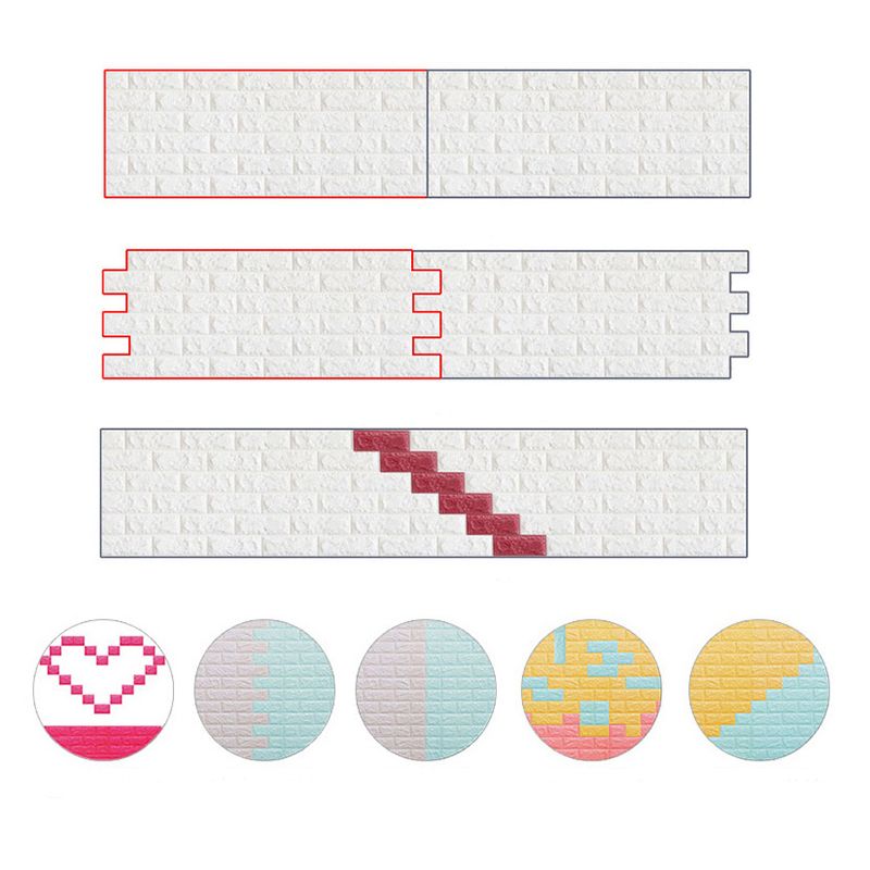 Modern Panel PVC 3D Embossed Self-Adhesive Paintable Indoor Wall Ceiling