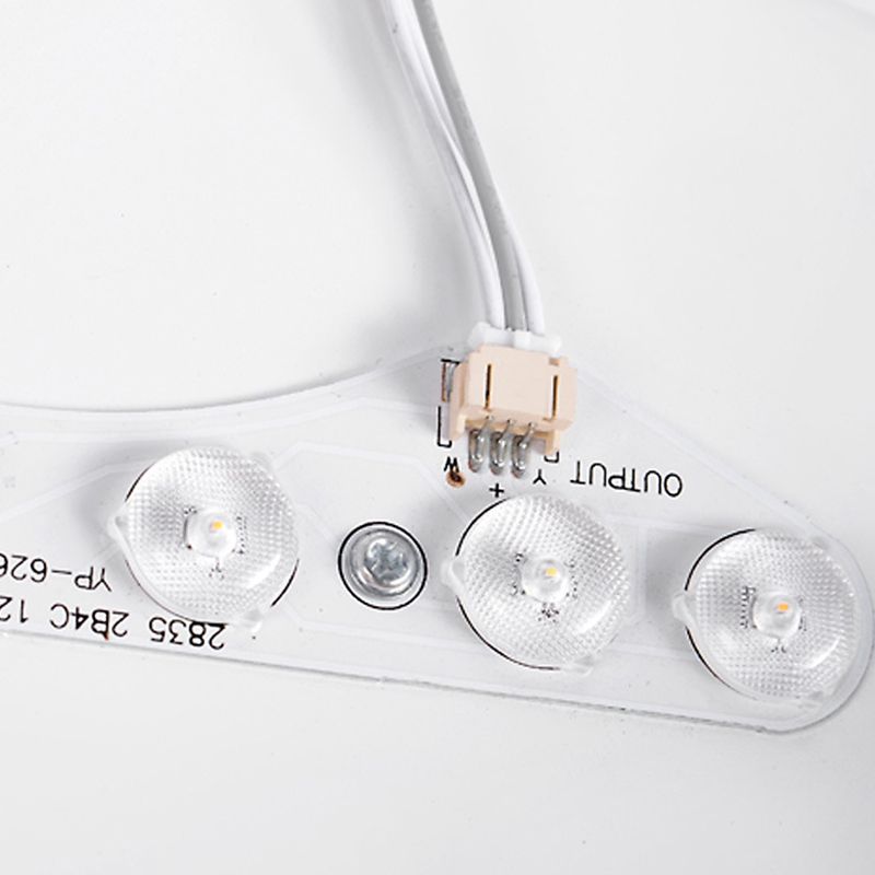 Macaron Modern Round Flushmount Bedroom Metal LED Ceiling Flush Mount Lamp