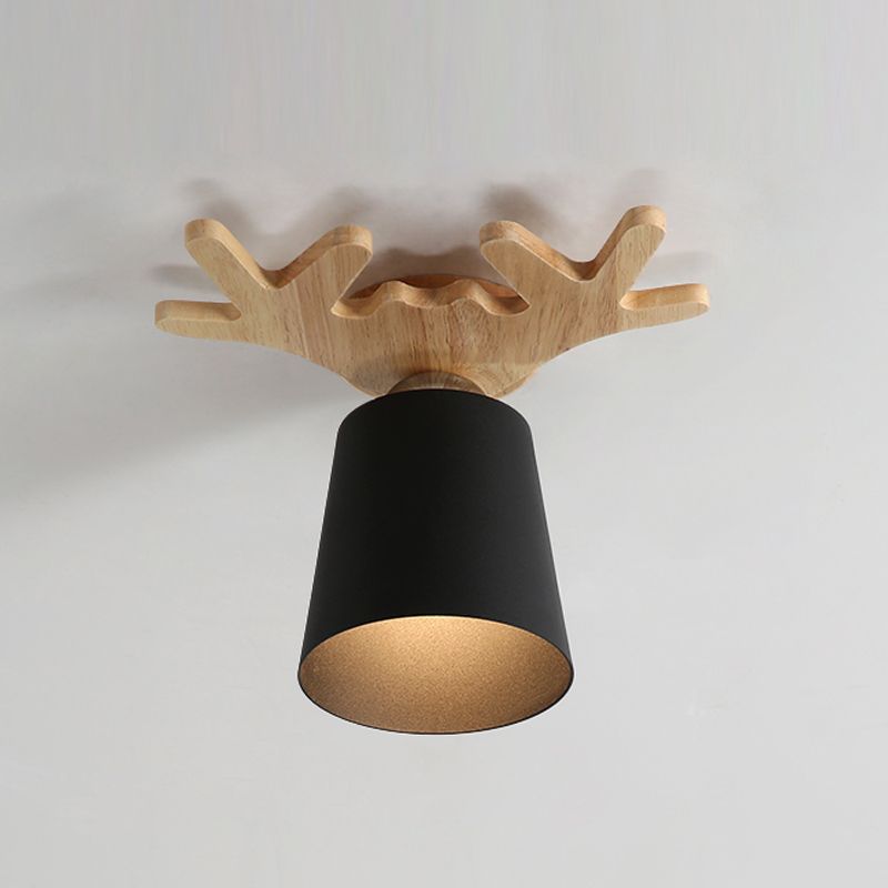 Cone Shaped Ceiling Mount Light Fixture Simple-Style Aisle Ceiling Light
