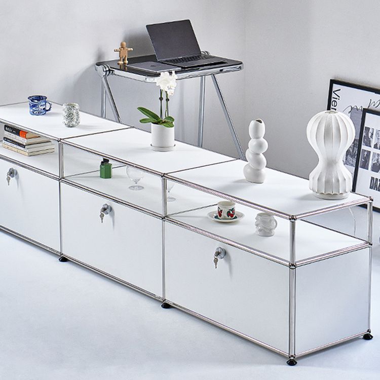 Contemporary Sideboard Stainless Steel Sideboard for Living Room
