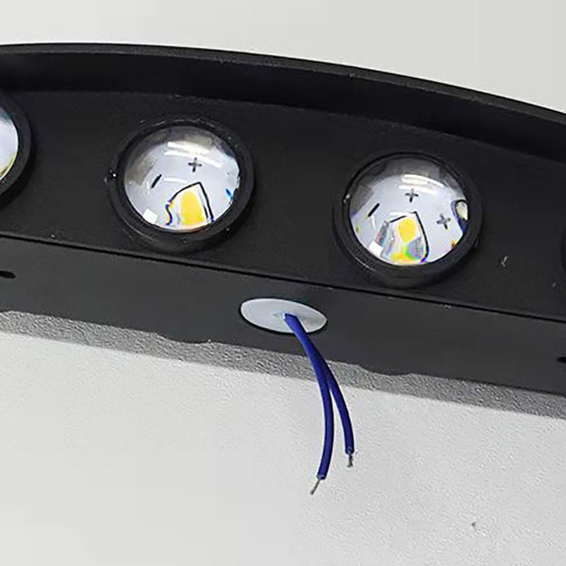 Moderne Wandmontage Leichte einfache LED -Wandleuchtenlampenvorrichtung für Innen im Freien im Freien