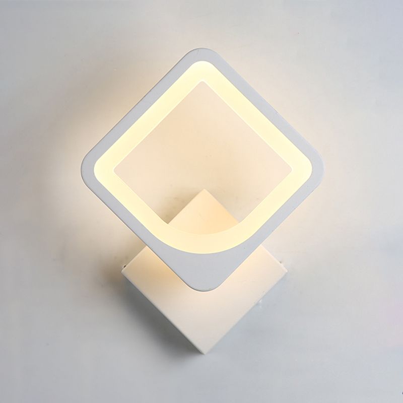 Moderner LED -Wandleuchten geometrische Form farbenfrohe Wandleuchte für Schlafzimmer