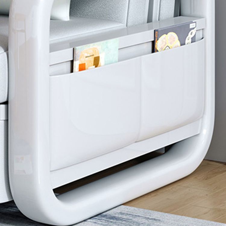 Pillow Included Sofa Futon Round Arms Cushion Back Sleeper Sofa