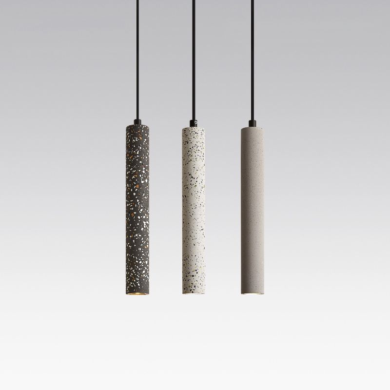 Moderner Stil hängend Licht Zement Anhänger Beleuchtungsstoffe für Wohnzimmer