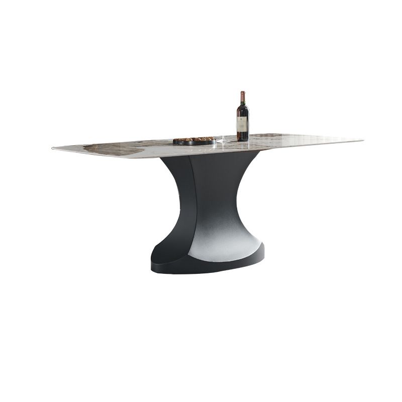 Modern Rectangle Sintered Stone Dining Table Set 1/3/4/5/7 Pieces Dining Set for Home Use